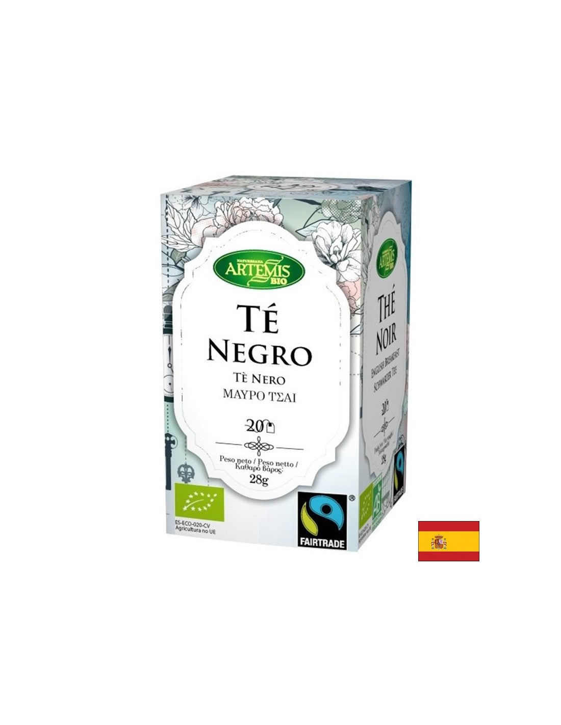 Bio fekete tea, 20 db filteres zacskó