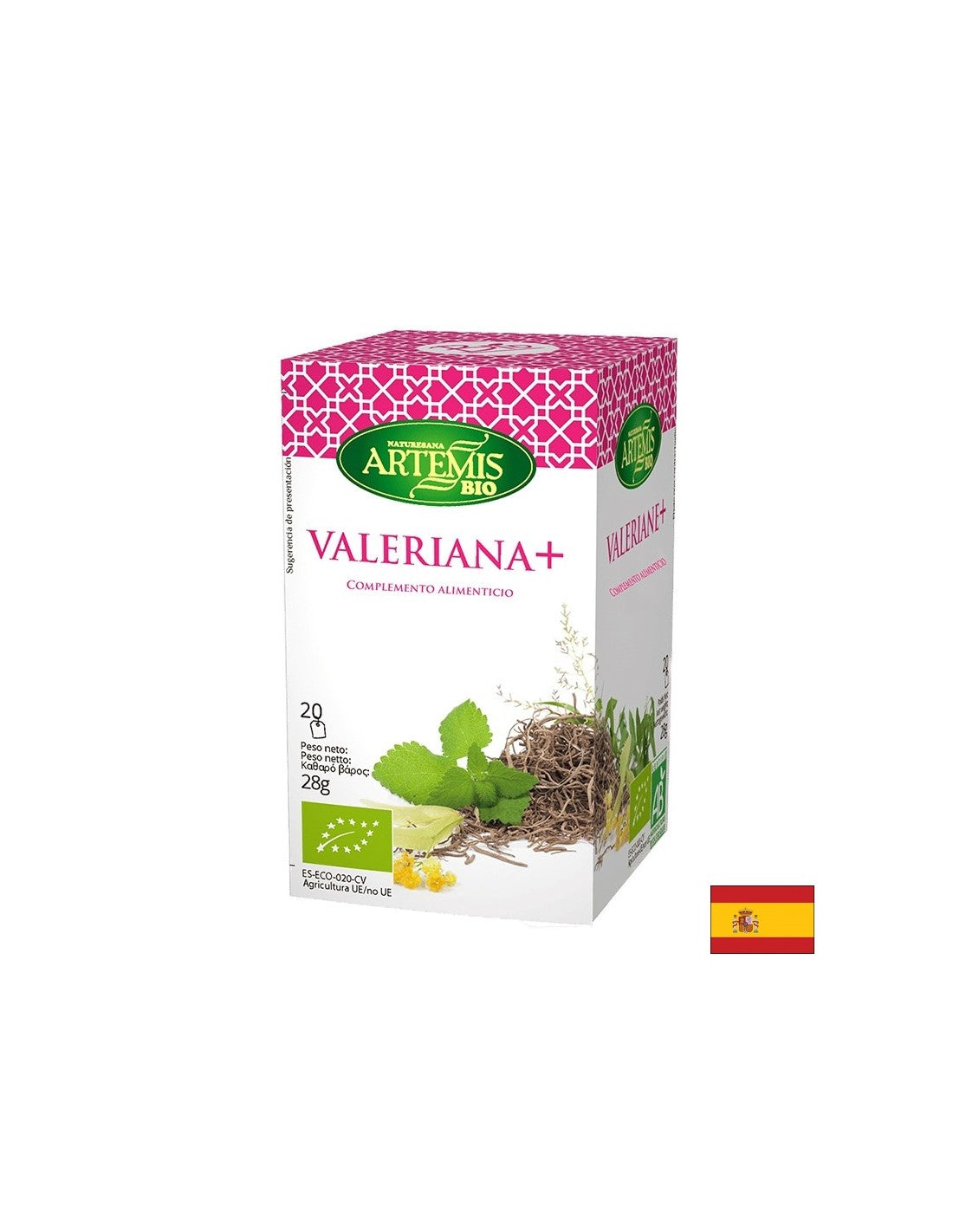 Valerian tea + gyógynövények, 20 filteres zacskó Herbes del Moli