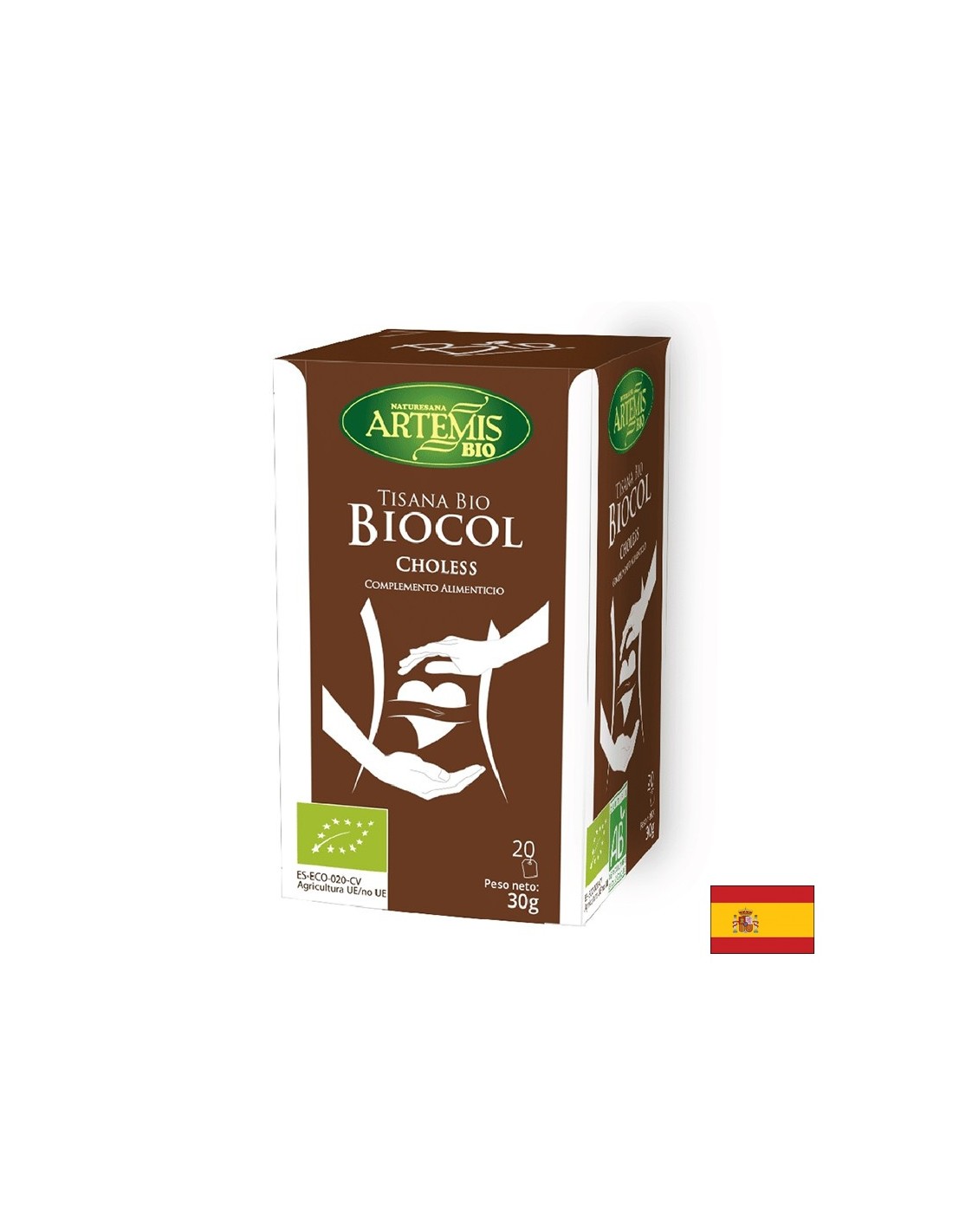 Tea a koleszterinszint normalizálására Bio, 20 filtertasak Herbes del Moli