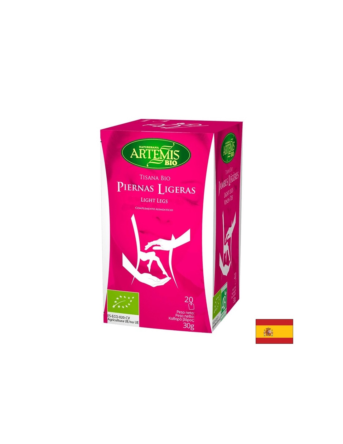 Tea a jó keringésért Bio, 20 filteres zacskó Herbes del Moli