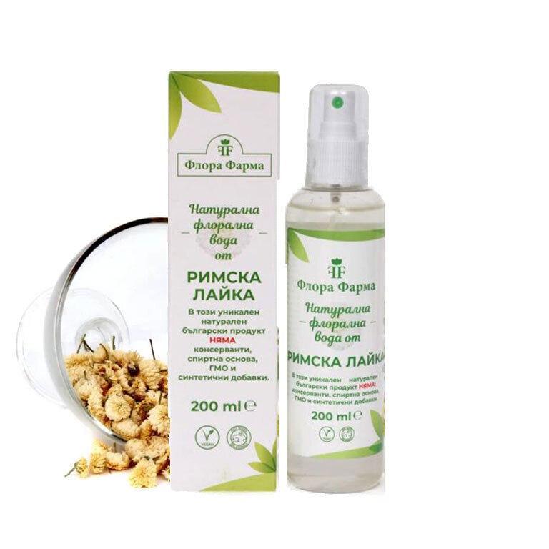 Természetes virágvíz római kamillából - 200 ml FLORA PHARMA