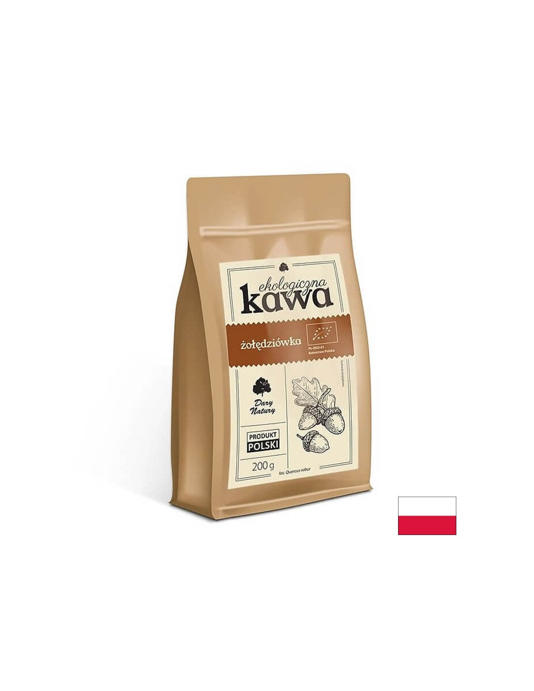 Makkból és gyógynövényekből készült Bio kávé, 200 g <tc>Dary Natury</tc>