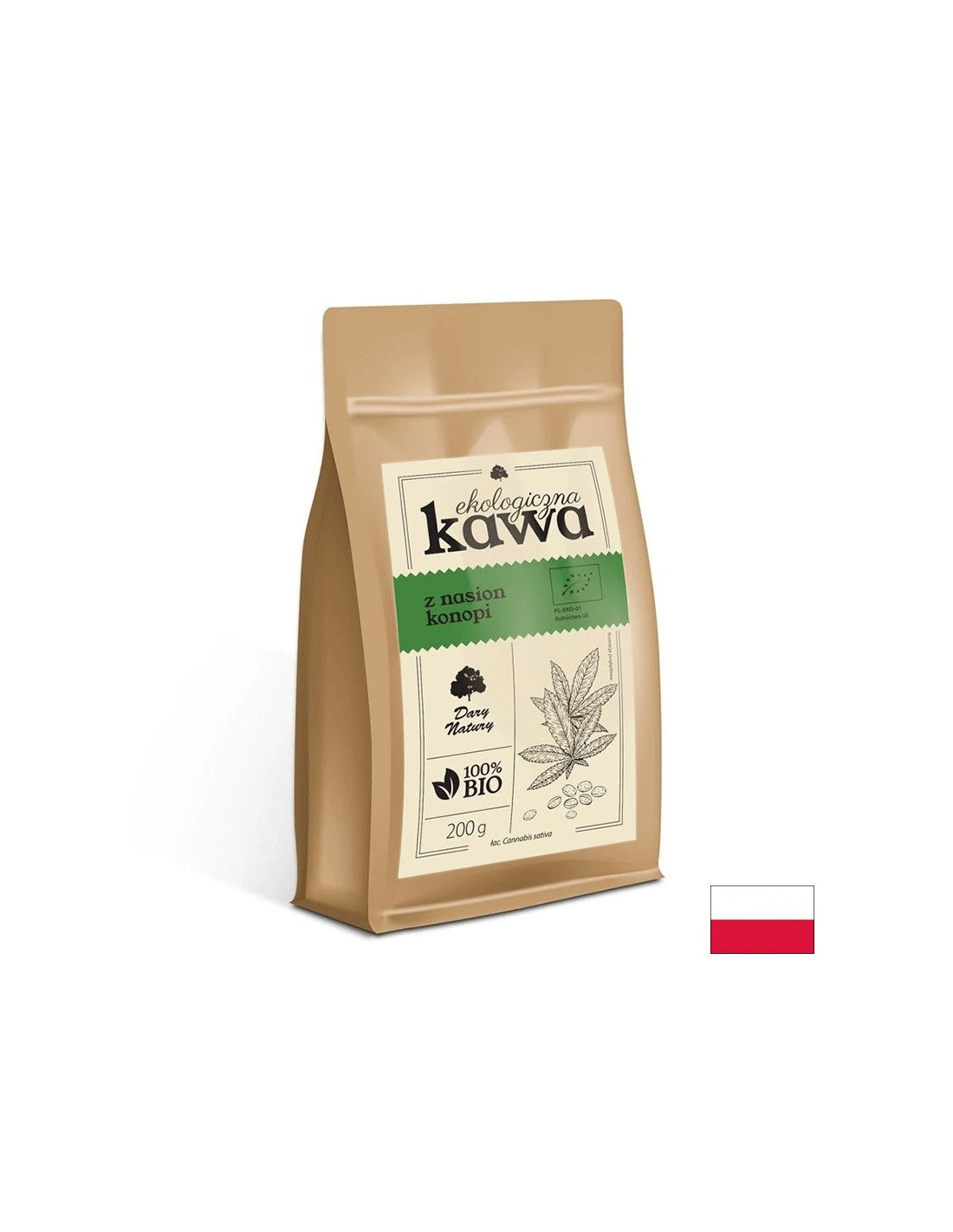 Bio kendermag kávé, 200 g
