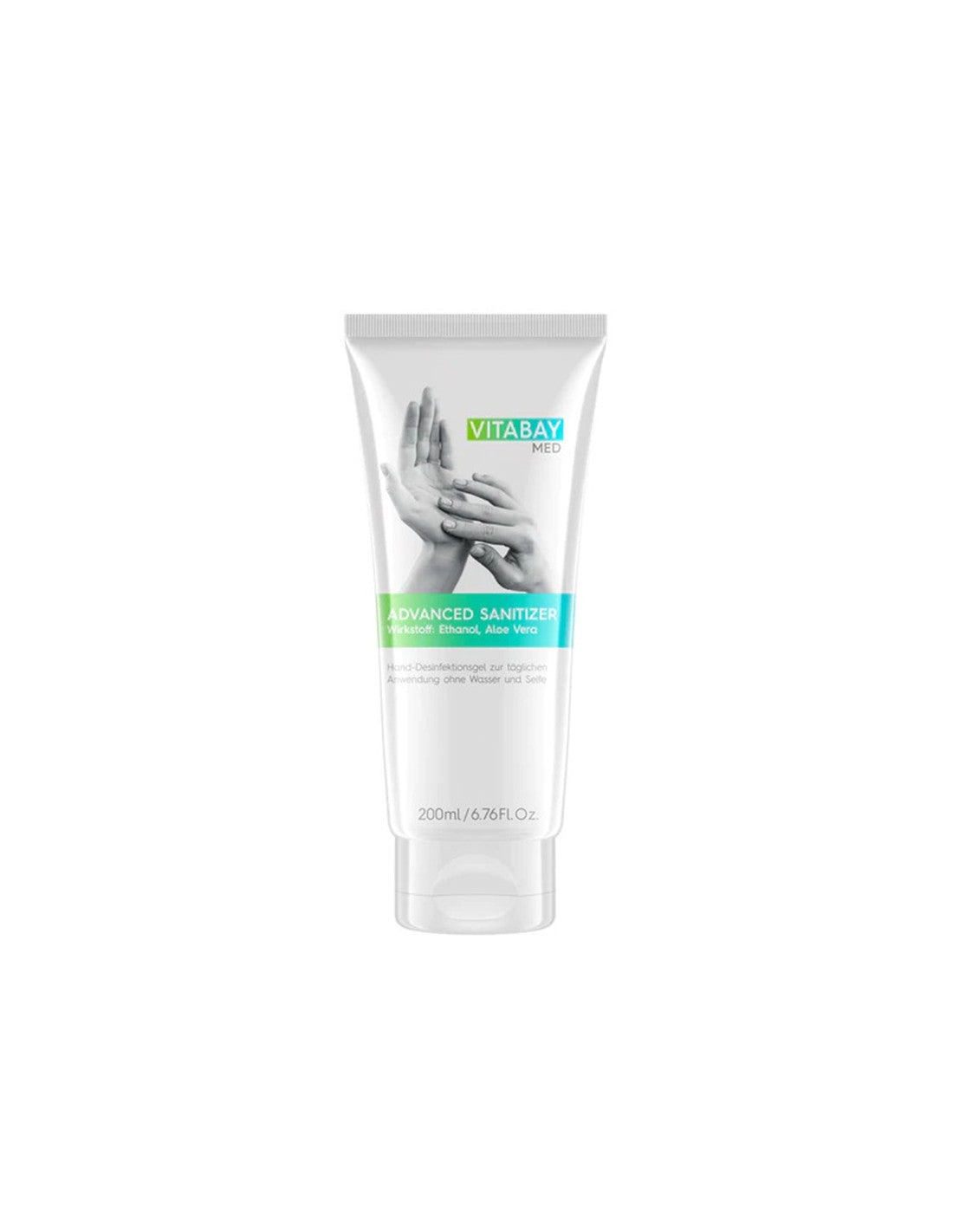 Fertőtlenítő gél Aloe Verával, öblítés nélkül, 200 ml