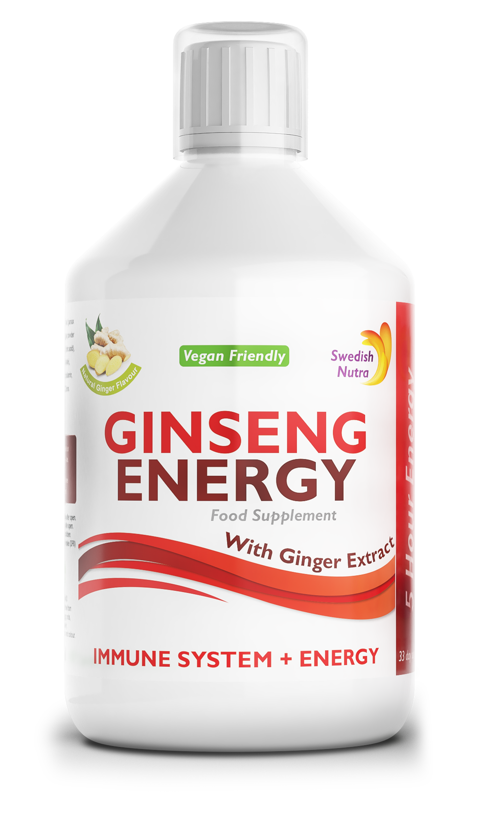 Ginseng 2000 mg - gyömbér kivonattal - 500 ml