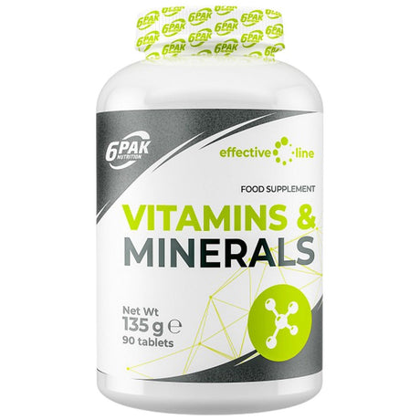 Effective Line Vitamins & Minerals [90 Tablets, 45 Doses] - Nutra Best Europe