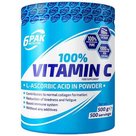 100% Vitamin C [500 grams, 500 Doses] - Nutra Best Europe