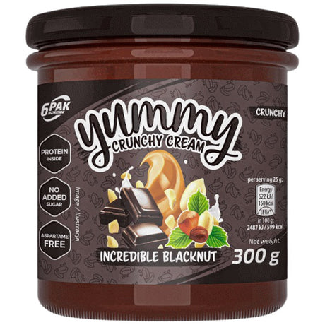 Yummy Cream Incredible Blacknut [300 grams, 12 Doses] - Nutra Best Europe