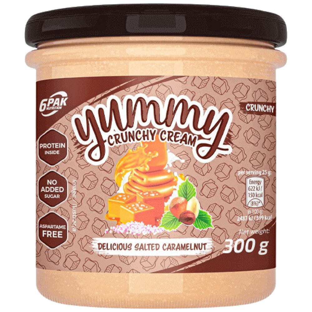 Yummy Cream Delicious Salted Caramelnut [300 grams, 12 Doses] - Nutra Best Europe