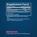 MSM 500mg. / 180 caps. - Nutra Best Europe