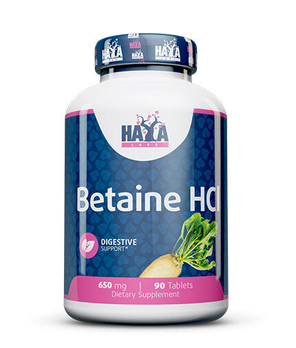 Betaine HCL 650mg / 90 Tabs. - Nutra Best Europe