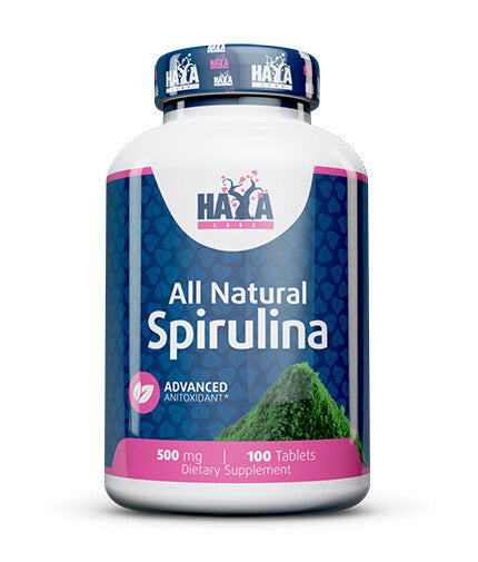 All Natural Spirulina 500mg. / 100 Tabs. - Nutra Best Europe