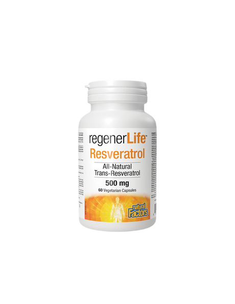 Regener Life™ Resveratrol 500 mg - 60 capsules - Nutra Best Europe