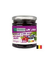 Alacsony cukor- és szénhidráttartalmú áfonya és feketeribizli lekvár, 210 g