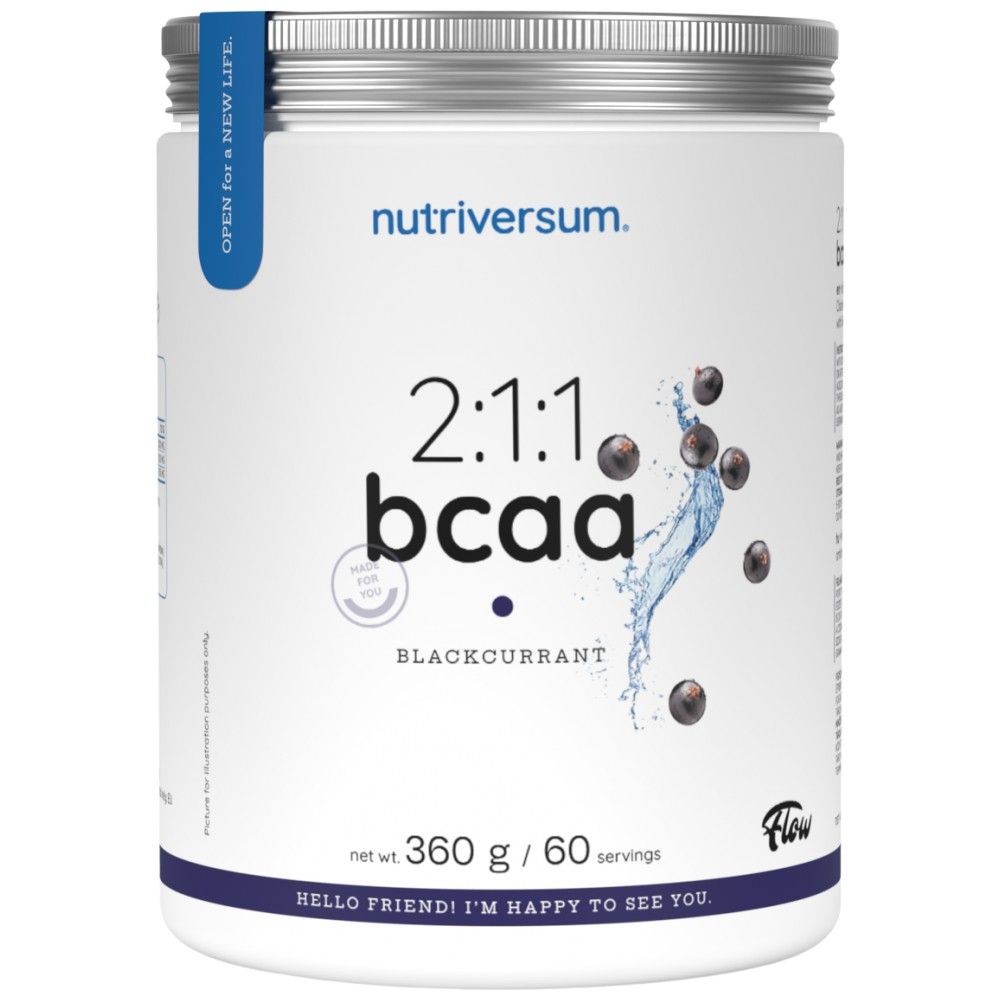 BCAA 2:1:1 Powder | Flow - 360 grams - Nutra Best Europe