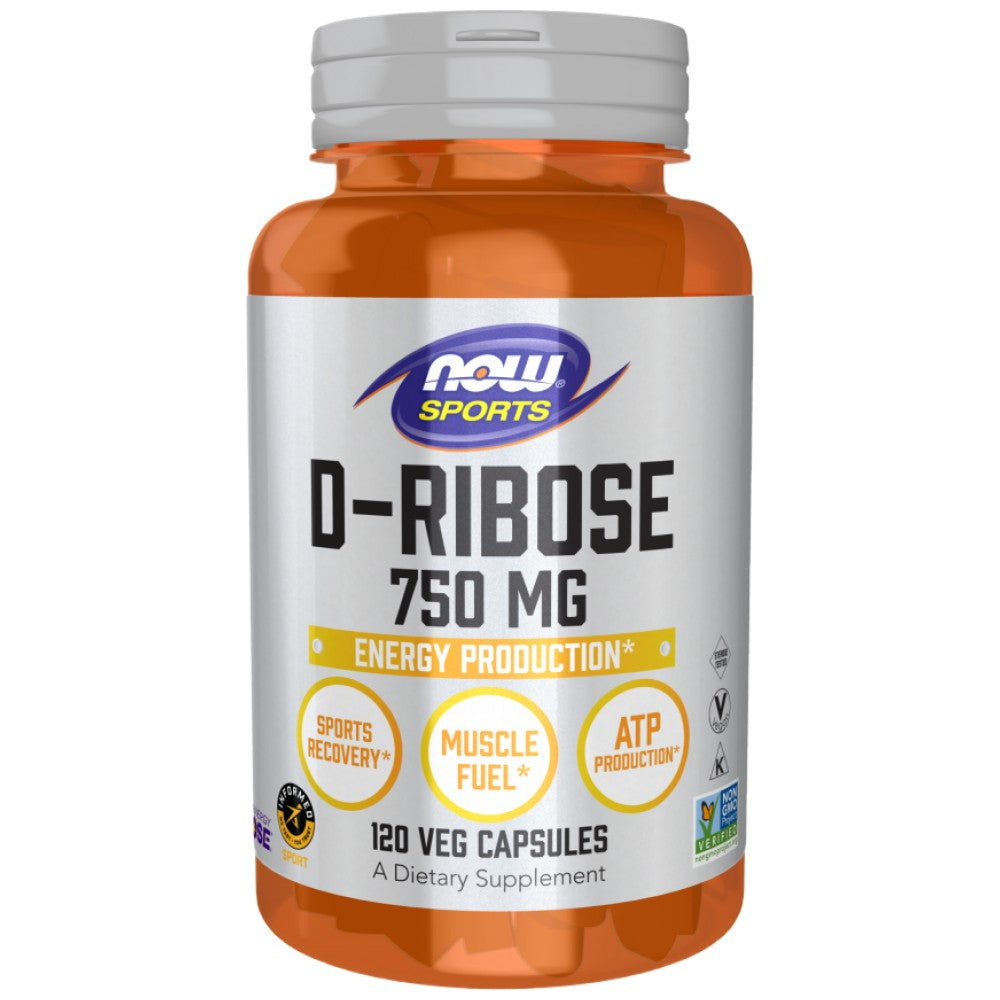 D-Ribose 750 mg - 120 capsules - Nutra Best Europe