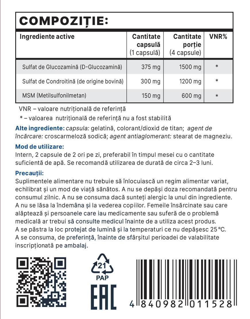 ArtroFort - 120 capsules - Nutra Best Europe