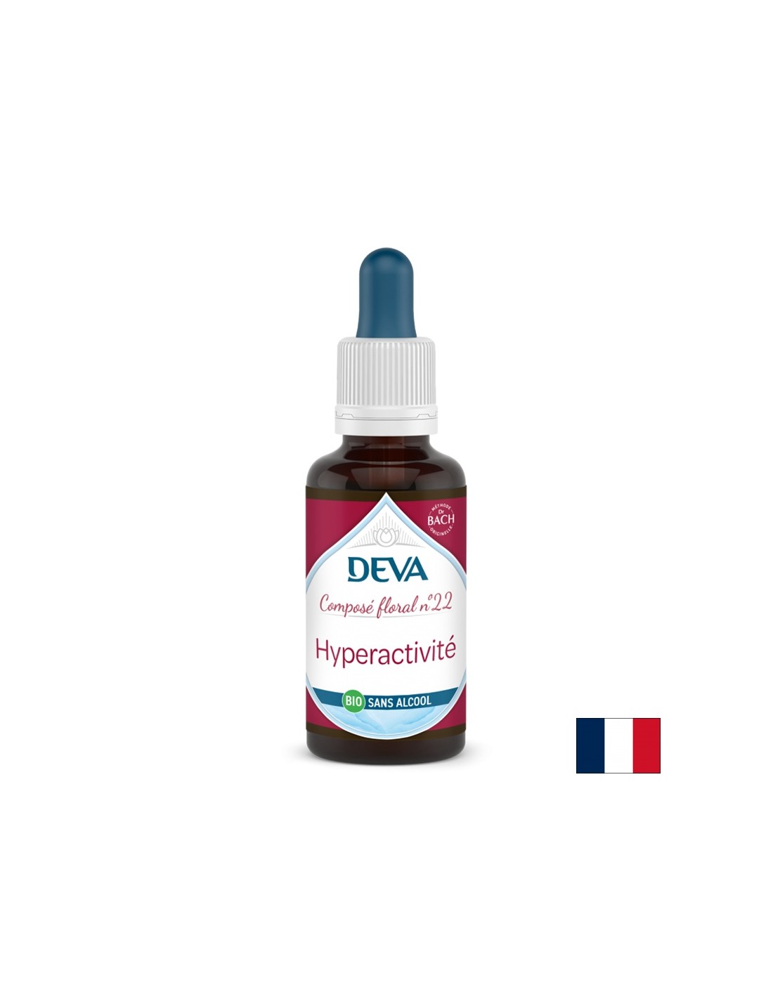 Hiperaktivitás, virágesszenciák, Bach csepp No. 22 (alkoholmentes), 30 ml