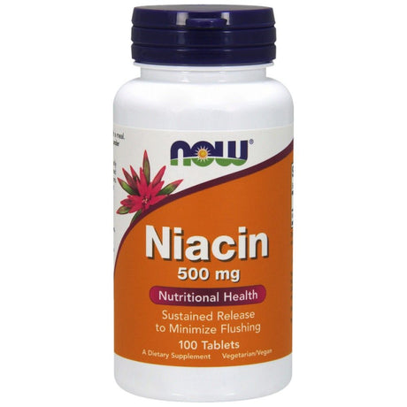 Niacin 500 mg - 100 Tablets - Nutra Best Europe