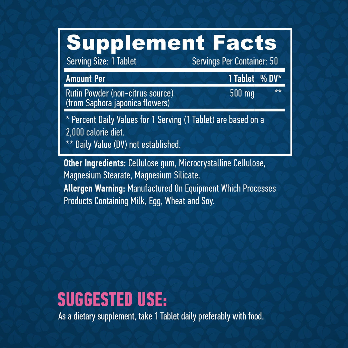 Rutin / 50 Tabs. - Nutra Best Europe