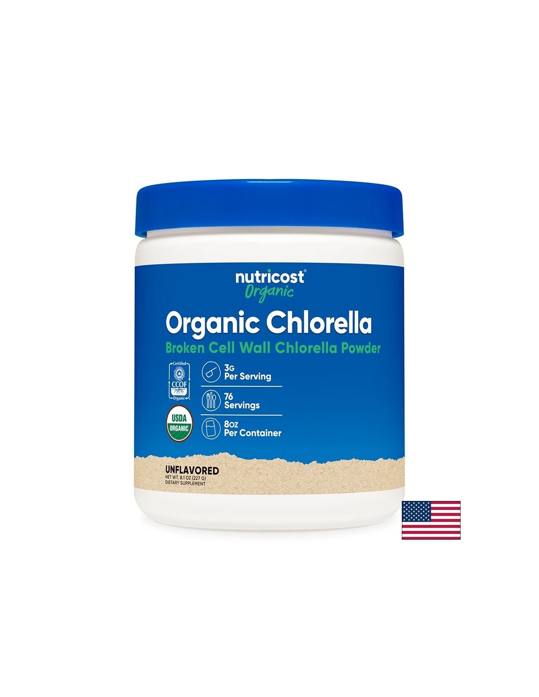 Chlorella - Detox és Natural Energy, 227 g por