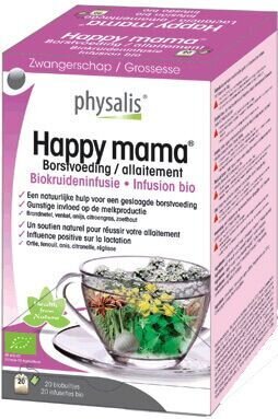 BIO HAPPY MAMA / Tea for nursing mothers Bio x 20 pcs. - PHYSALIS - Nutra Best Europe