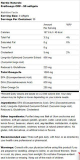 ProOmega CRP | With Curcmin and Glutathione - 90 Gel capsules - Nutra Best Europe