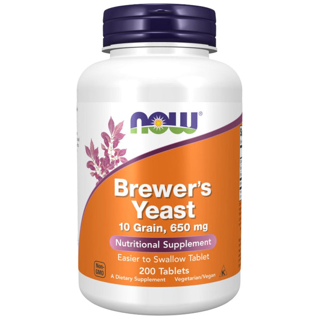 Brewer's Yeast 650 mg - 200 Tablets - Nutra Best Europe