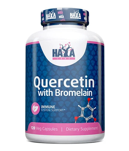 Quercetin with Bromelain / 120 Vcaps - Nutra Best Europe