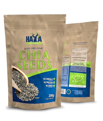 Organic Chia Seeds 0.200 KG - Nutra Best Europe
