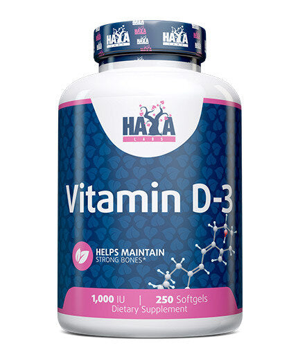 Vitamin D-3 / 1000 IU / 250 Softgels - Nutra Best Europe