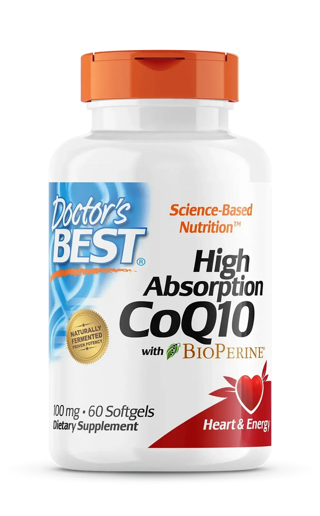 BEST CoQ10 with Bioperine 100 mg - 60 Gel capsules - Nutra Best Europe