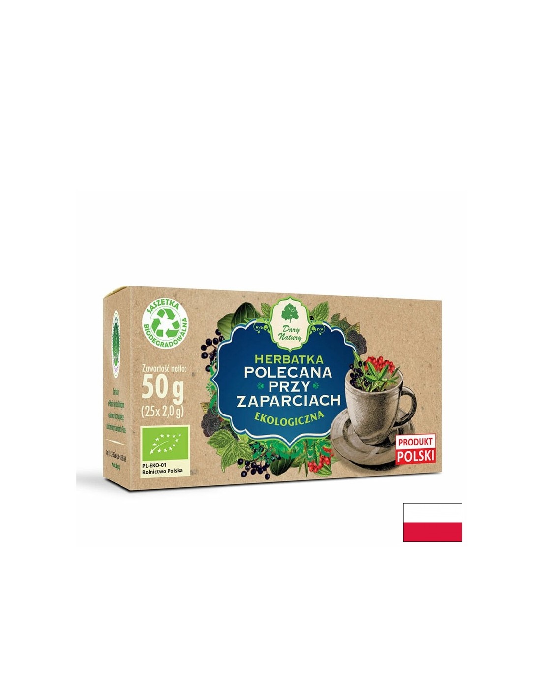 Tea székrekedésre (székrekedésre) Bio, 25 db filteres zacskó