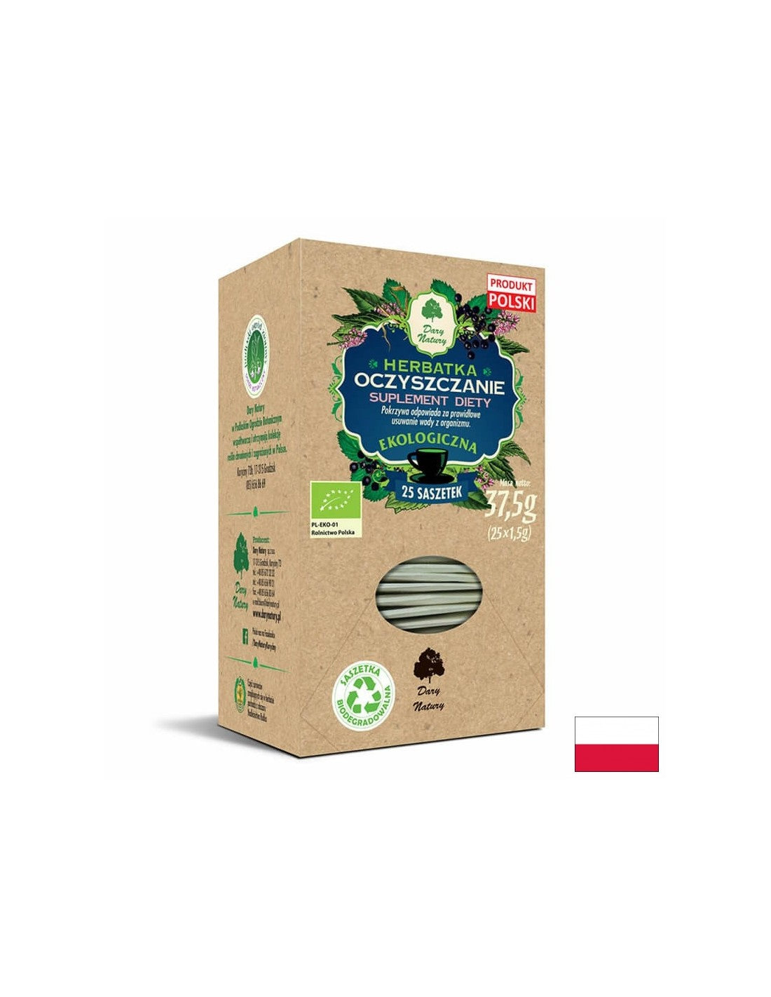 Bio tisztító tea, 25 csomag