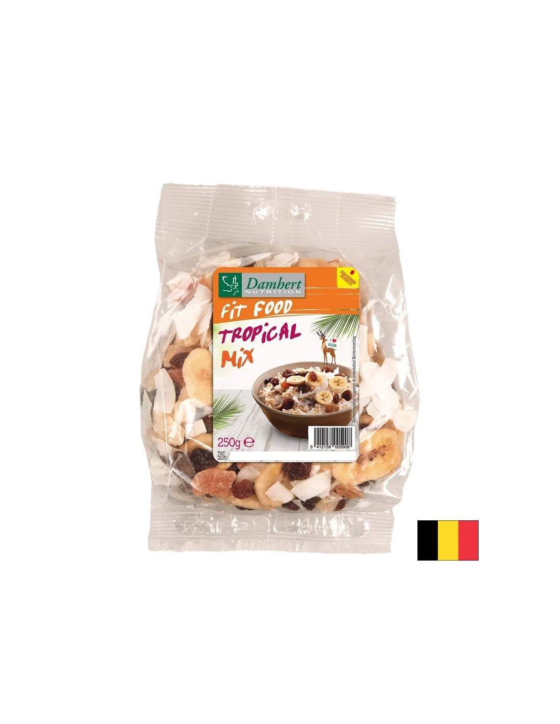 Szárított trópusi gyümölcs keverék, 250 g
