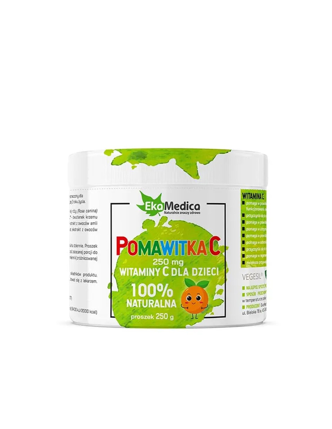 Immunitás - C-vitamin gyermekeknek, 250 mg x 250 g por