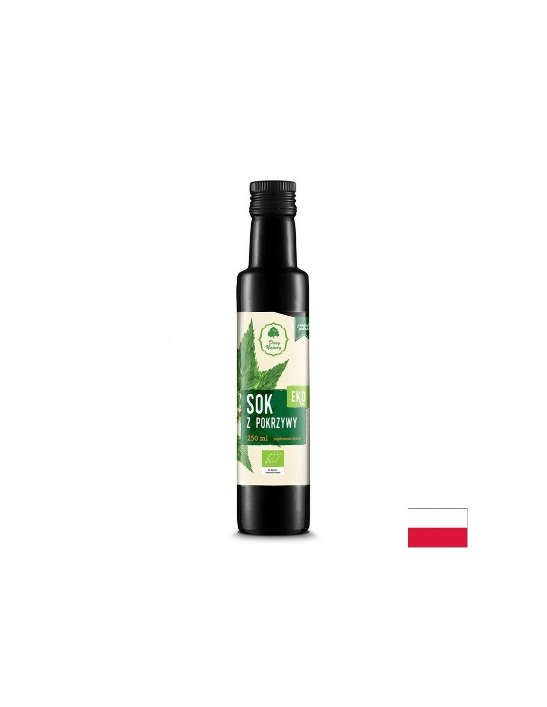 Organikus csalánlé italokhoz és ételekhez - Vízhajtó és vérszegénység elleni hatással, 250 ml, 33 adag