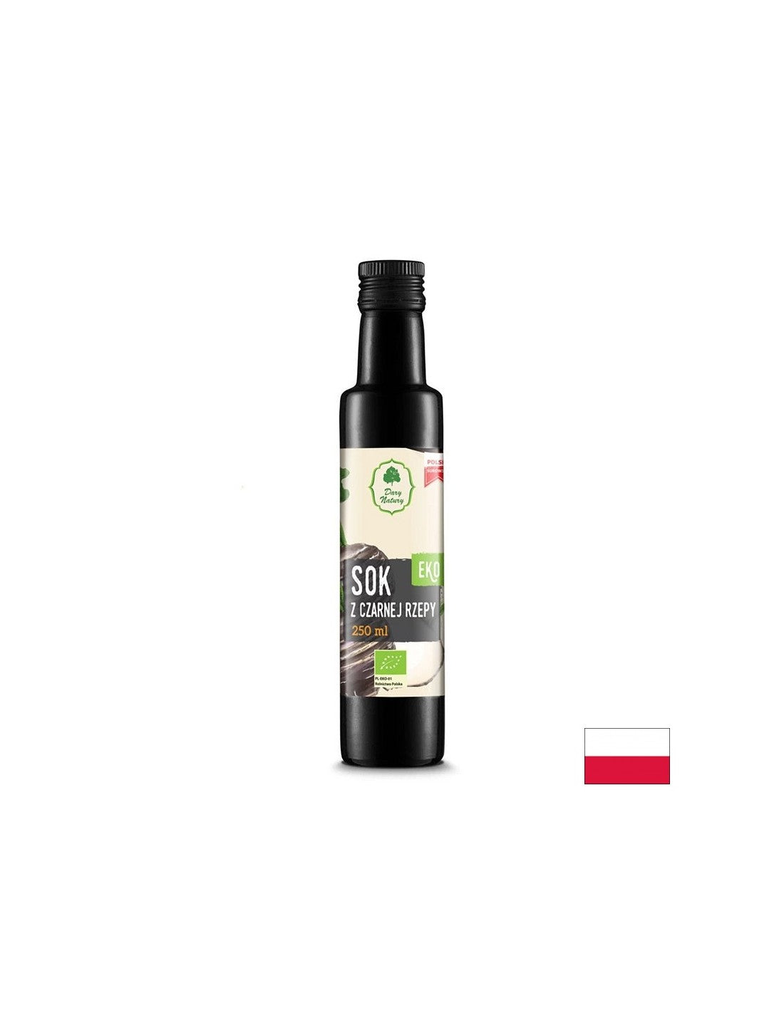 Bio fekete retek lé italokhoz és ételekhez - Máj és gyomor-bélrendszer egészsége, 250 ml, 5 adag