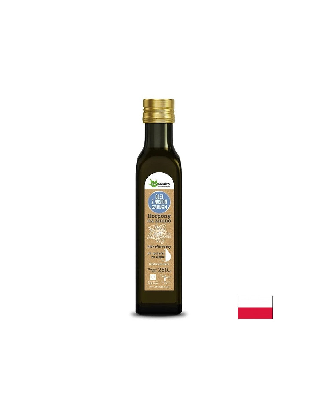 Hidegen sajtolt feketekömény olaj, 250 ml