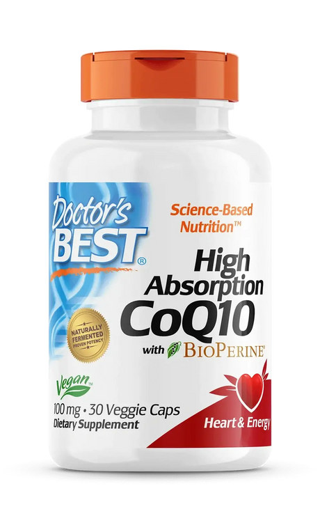 Coenzyme Q10, 30 capsules, Doctor's Best - Nutra Best Europe