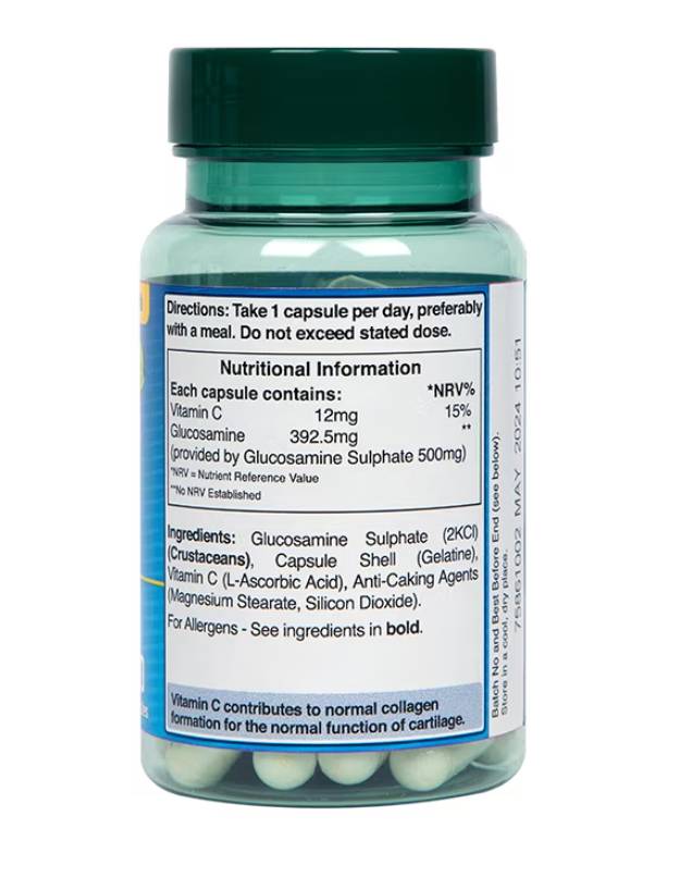 Glucosamine Sulphate 500 mg - 60 capsules - Nutra Best Europe