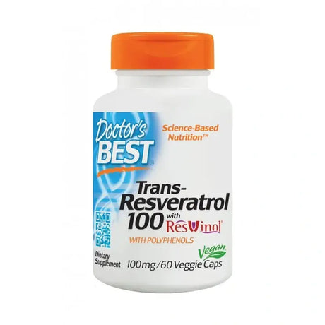 Trans-Resveratrol 100 mg | with ResVinol-25 - 60 capsules - Nutra Best Europe