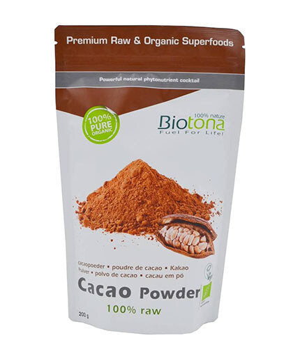 BIOTONA BIO COCOA POWDER 200 GR - Nutra Best Europe