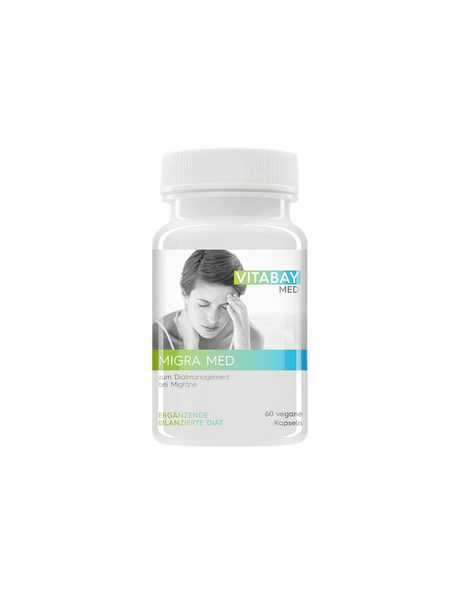MigraMed - migraine pain control, 60 capsules - Nutra Best Europe