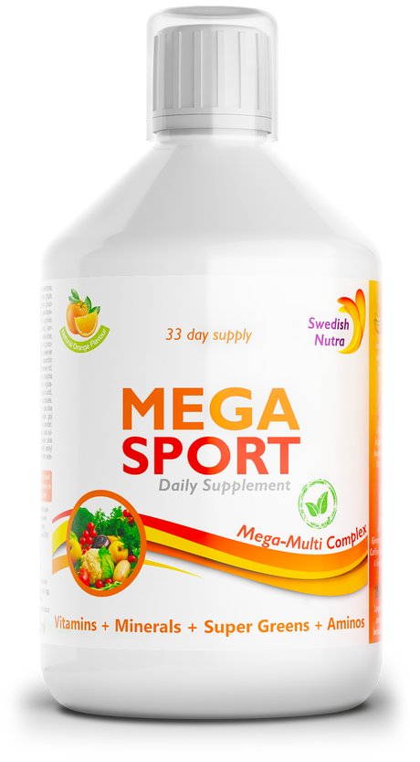 Mega Sport - vitamins + minerals + collagen 1497 mg /500 ml/ - Nutra Best Europe
