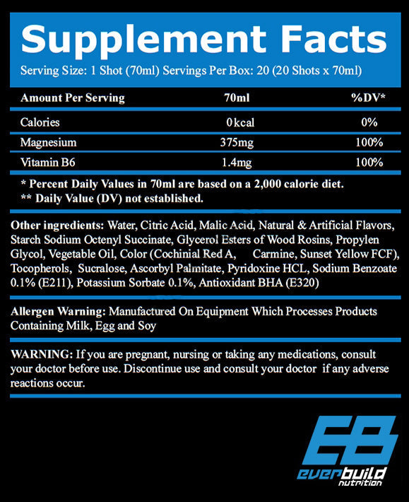 Magnesium Shot Box / 20 x 70ml - Nutra Best Europe