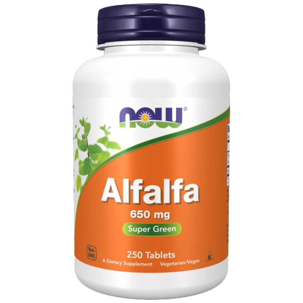 Alfalfa 650 mg - 500 Tablets - Nutra Best Europe
