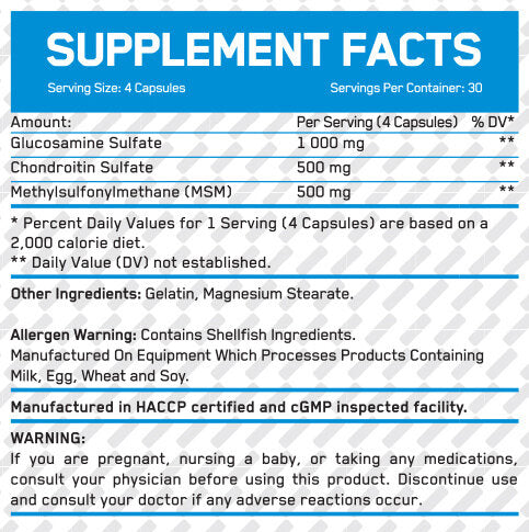 Glucosamine Complex / 120 Caps - Nutra Best Europe