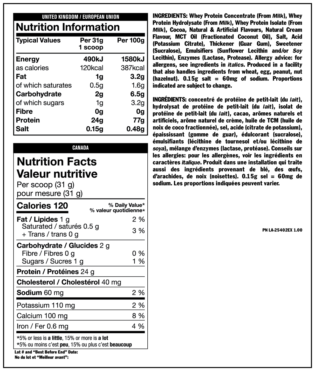 Pro - 2,270 kg - Nutra Best Europe