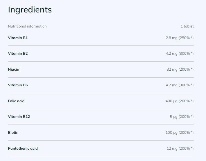 B-COMPLEX / Gold-Vit B Forte 60 Tabs OLIMP - Nutra Best Europe
